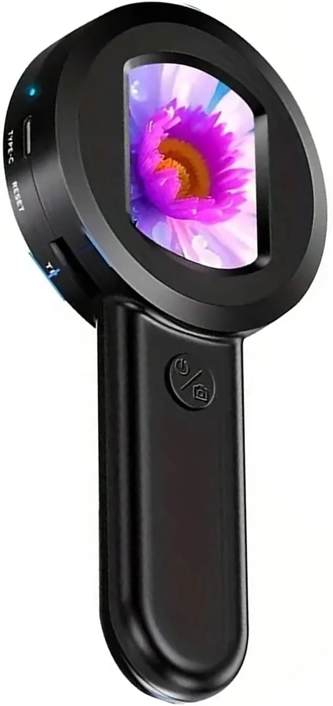 میکروسکوپ دیجیتال قابل حمل کوچک با نور LED، بزرگنمایی 100X