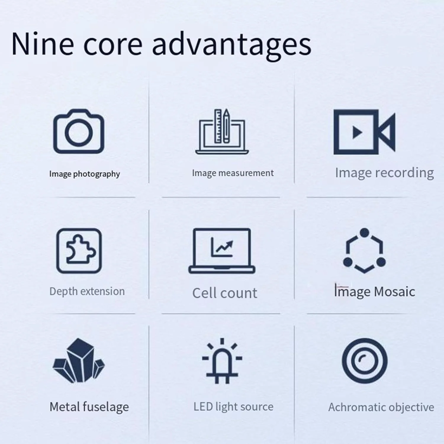 میکروسکوپ ویدیویی بیولوژیکی بزرگنمایی اپتیکال 1600X منبع نور برای عکسبرداری و اندازه گیری