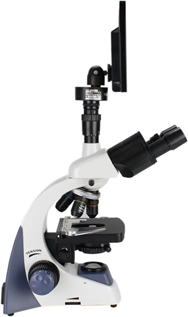 میکروسکوپ، میکروسکوپ بیولوژیکی، تصویربرداری با کیفیت بالا، میدان دید بزرگ، تشخیص باکتری و غیره (پیکربندی سه)