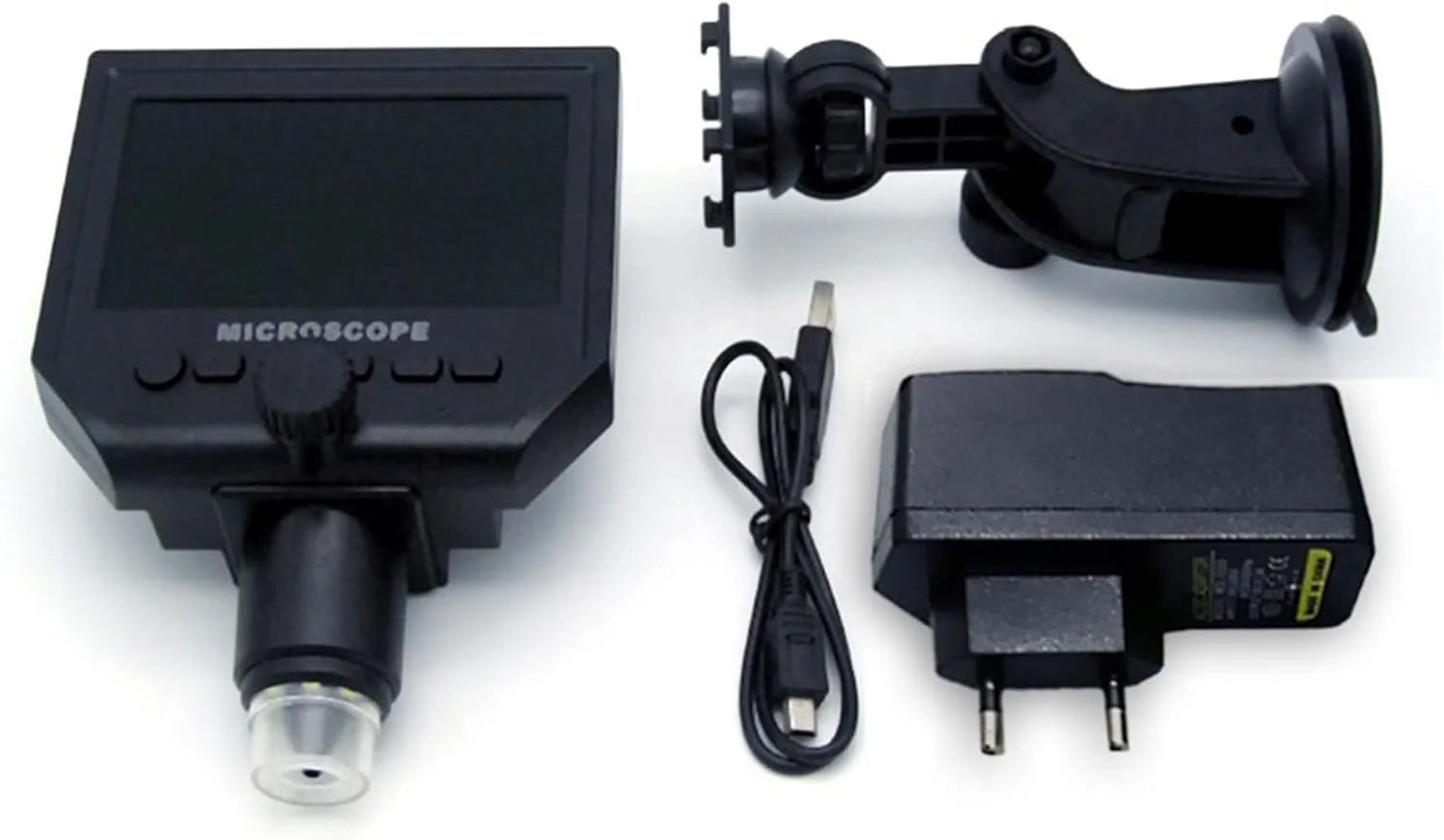 میکروسکوپ دیجیتال 4.3 اینچی HD 3.6MP با بزرگنمایی 1 تا 600 برابر