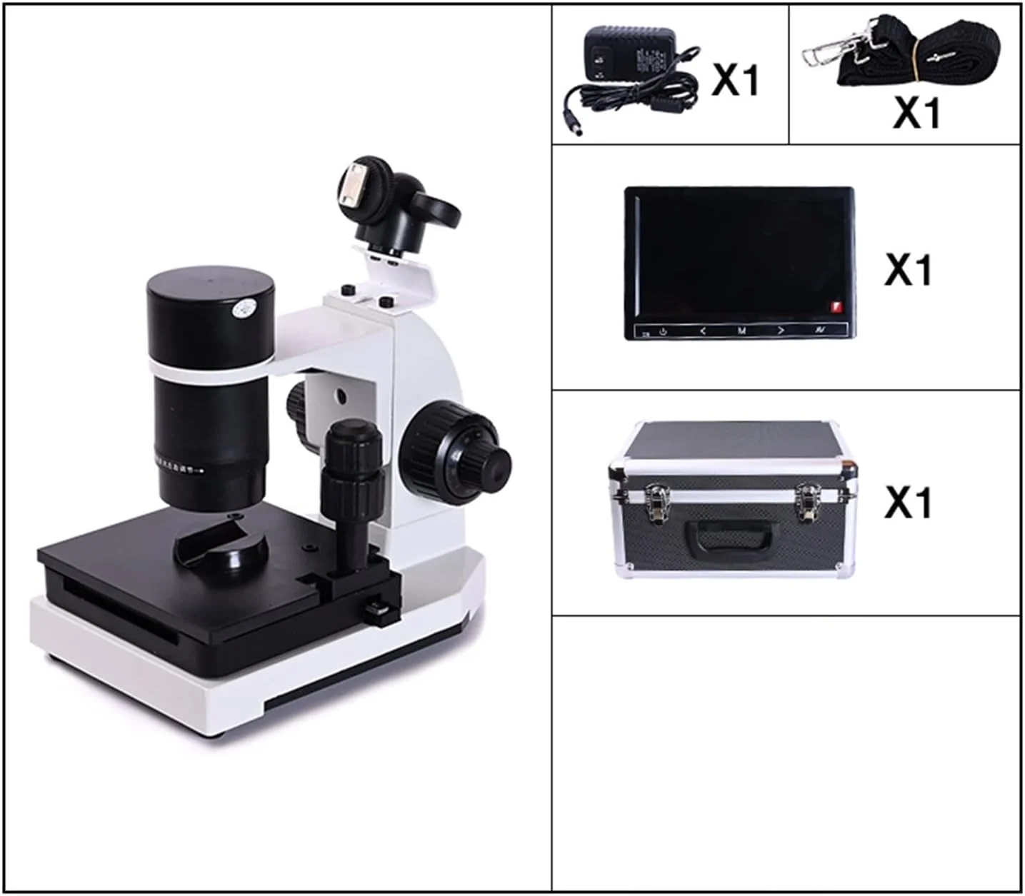 میکروسکوپ حرفه ای ناخن، میکروسیرکولاسیون مویرگی، میکروسکوپ دیجیتال USB HD خون + نمایشگر LCD رنگی 7 یا 9 اینچی (صفحه نمایش LCD 10 اینچی)