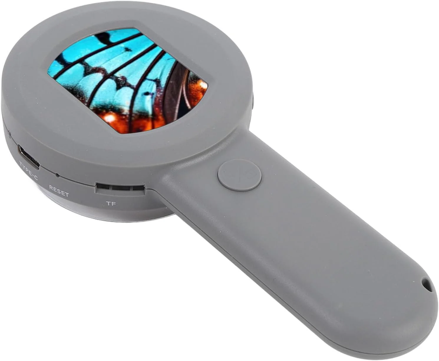 میکروسکوپ دیجیتال دستی Jiawu با بزرگنمایی 100 برابری، دارای صفحه نمایش 2 اینچی LCD و کاربری آسان برای مشاهده جزئیات بسیار ریز، بدنه خاکستری ABS میکروسکوپ دیجیتال دستی Jiawu با بزرگنمایی 100 برابری، دارای صفحه نمایش 2 اینچی LCD و کاربری آسان برای مشاهده جزئیات بسیار ریز، بدنه خاکستری ABS