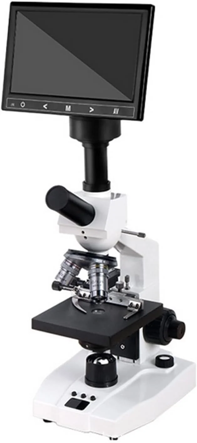 میکروسکوپ تک چشمی بیولوژیکی با بزرگنمایی 400X و دمای ثابت، تشخیص تحرک اسپرم، میکروسکوپ دیجیتال، دمای ثابت برای آموزش علوم آزمایشگاهی مدارس