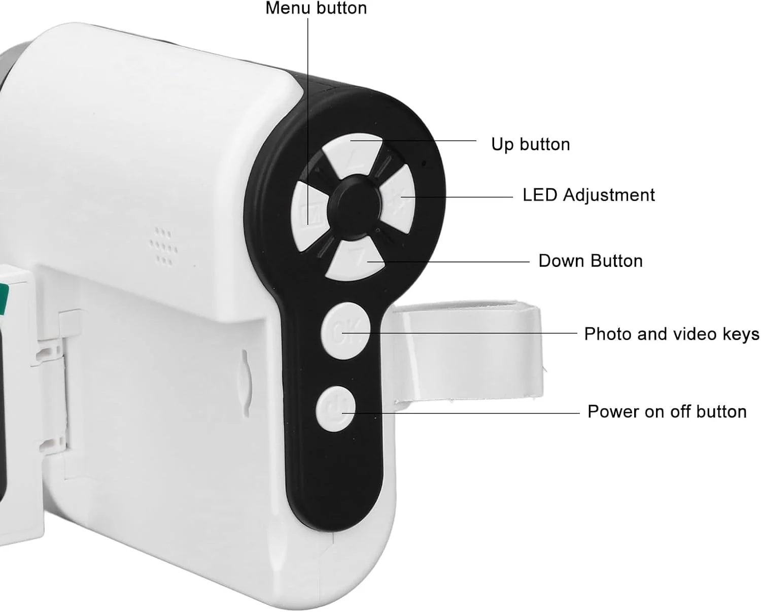 میکروسکوپ قابل حمل عمومی، دوربین فیلمبرداری DV کودکانه با صفحه نمایش رنگی 2 اینچی، وضوح تصویر بالا 10 مگاپیکسلی، 6 چراغ LED برای کاوش ها (سفید) میکروسکوپ قابل حمل عمومی، دوربین فیلمبرداری DV کودکانه با صفحه نمایش رنگی 2 اینچی، وضوح تصویر بالا 10 مگاپیکسلی، 6 چراغ LED برای کاوش ها (سفید)