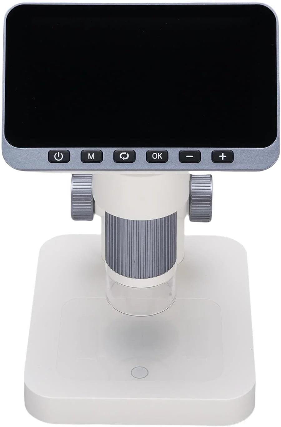 میکروسکوپ دیجیتال 12 مگاپیکسلی GOWENIC با صفحه نمایش 4.5 اینچی - ذره بین الکترونیکی HD برای آموزش کودکان، تعمیرات الکترونیکی - جنس ABS (خاکستری)