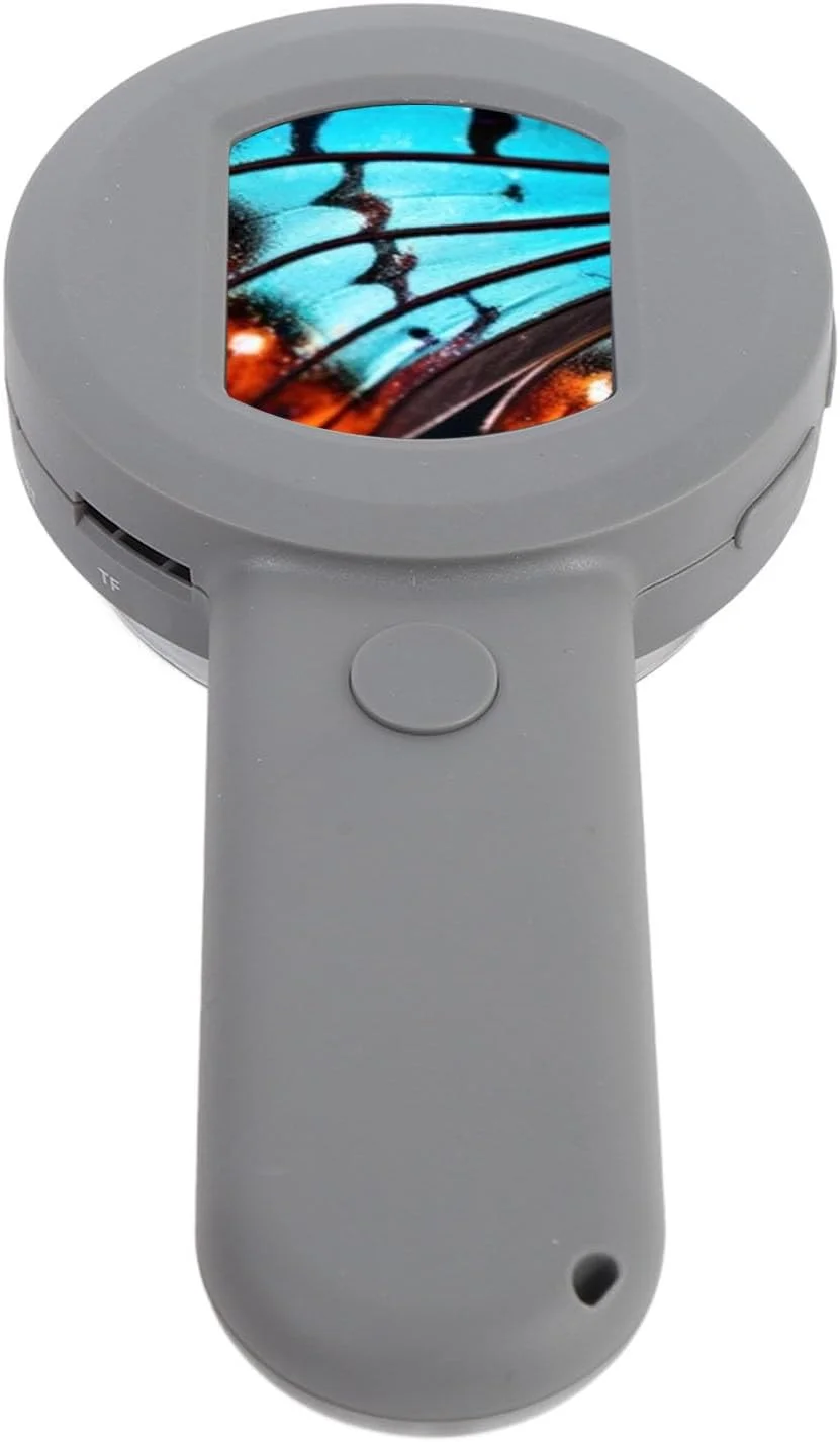 میکروسکوپ دیجیتال Fabater با بزرگنمایی 100 برابر و نورپردازی LED برای جواهرات - مدل Münzmutiper با نور 8 جهته برای نوجوانان و بزرگسالان میکروسکوپ دیجیتال Fabater با بزرگنمایی 100 برابر و نورپردازی LED برای جواهرات - مدل Münzmutiper با نور 8 جهته برای نوجوانان و بزرگسالان