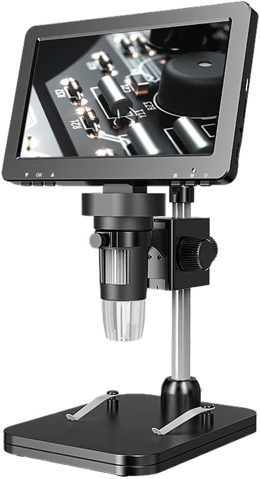 میکروسکوپ دیجیتال 1200X با دوربین فیلمبرداری 1080P با فوکوس دقیق برای تعمیر