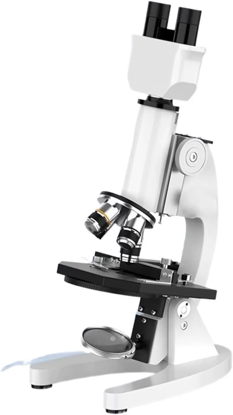 میکروسکوپ بیولوژیکی با صفحه نمایش IPS و مانیتور 9 اینچی، خاکستری روشن با بزرگنمایی 120000X