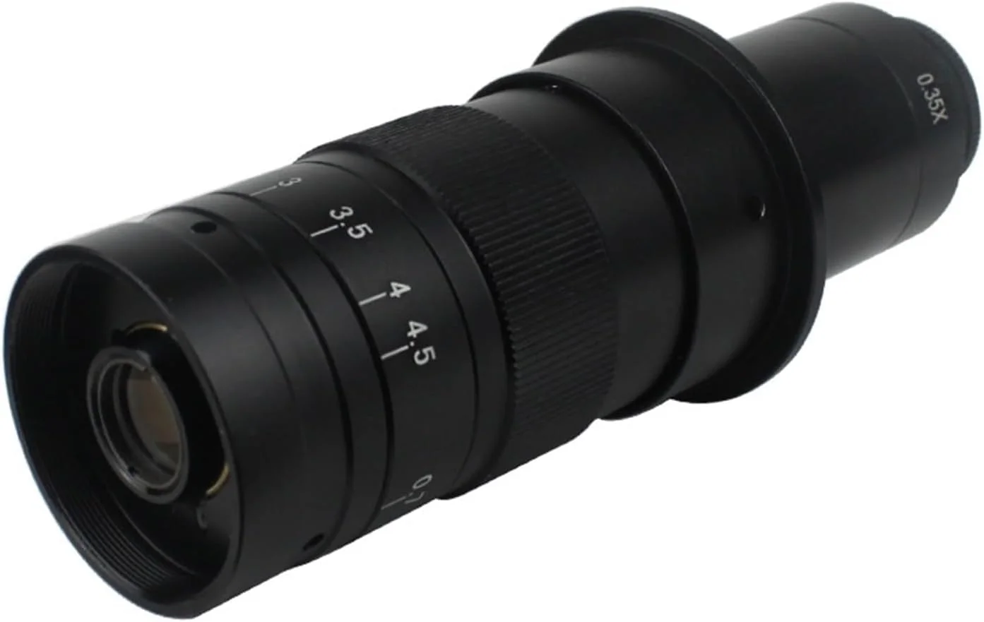 لنز زوم قابل تنظیم 180X 120X 300X 200X 130X با مانت C، بزرگنمایی 0.7X~4.5X و فاصله 25 میلی متر برای دوربین میکروسکوپ ویدیویی صنعتی HDMI USB (180X 50mm-01)