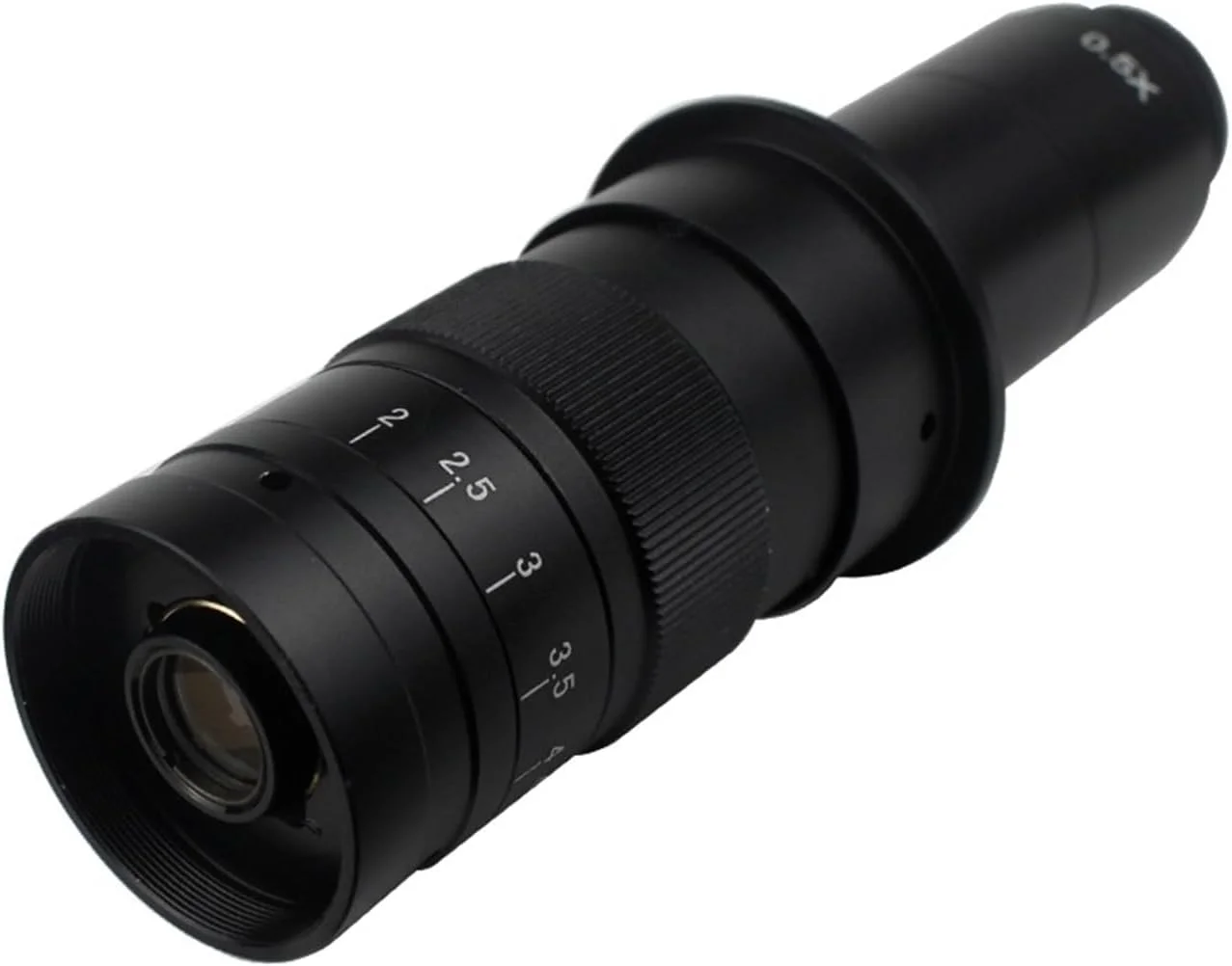 لنز زوم قابل تنظیم 180X 120X 300X 200X 130X با مانت C، بزرگنمایی 0.7X~4.5X و فاصله 25 میلی متر برای دوربین میکروسکوپ ویدیویی صنعتی HDMI USB (180X 50mm-01)