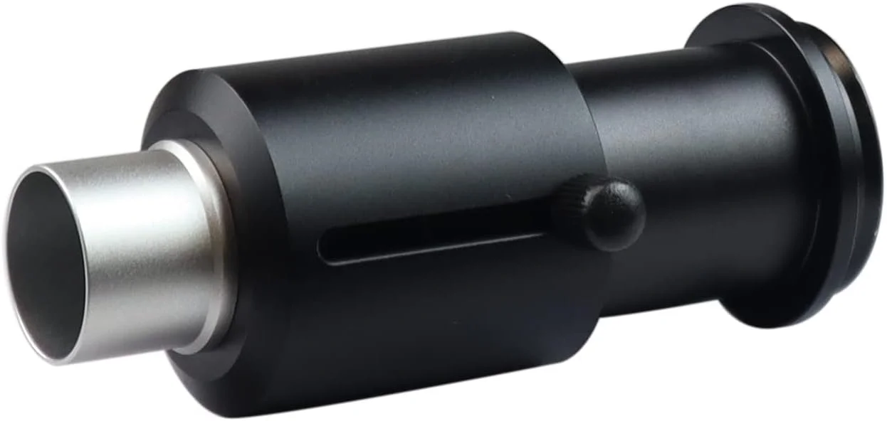 آداپتور لنز C-Mount قابل تنظیم Parco Scientific PA-CM-22 برای میکروسکوپ استریو ترینوکولار، رابط دوربین 25 میلی متری