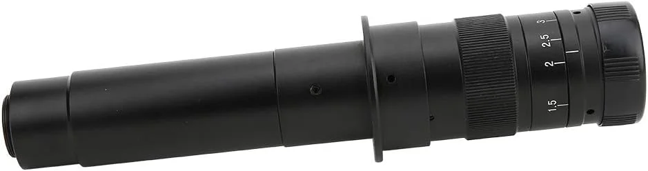 لنز سی-مانت صنعتی Oumefar 300X لنز دوربین میکروسکوپ بزرگنمایی 0.7X-4.5X با زوم 25 میلی‌متری برای دوربین CCD و چشمی دیجیتال