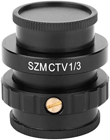 آداپتور لنز FTVOGUE SZMCTV 1/3 C-mount برای دوربین فیلمبرداری میکروسکوپ استریو سه چشمی