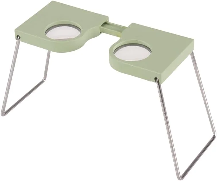 استریوسکوپ جیبی 4X، استریوسکوپ تاشو و بادوام، طراحی قابل حمل برای مشاهده دقیق در حال حرکت