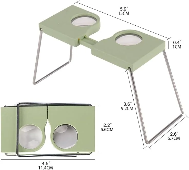 استریوسکوپ جیبی 4X، استریوسکوپ تاشو و بادوام، طراحی قابل حمل برای مشاهده دقیق در حال حرکت استریوسکوپ جیبی 4X، استریوسکوپ تاشو و بادوام، طراحی قابل حمل برای مشاهده دقیق در حال حرکت