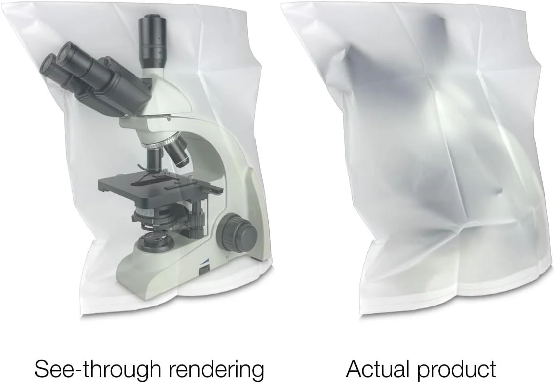 روکش محافظ گرد و غبار میکروسکوپ BoliOptics، پلاستیکی سفید (48.26x48.89 سانتی متر)