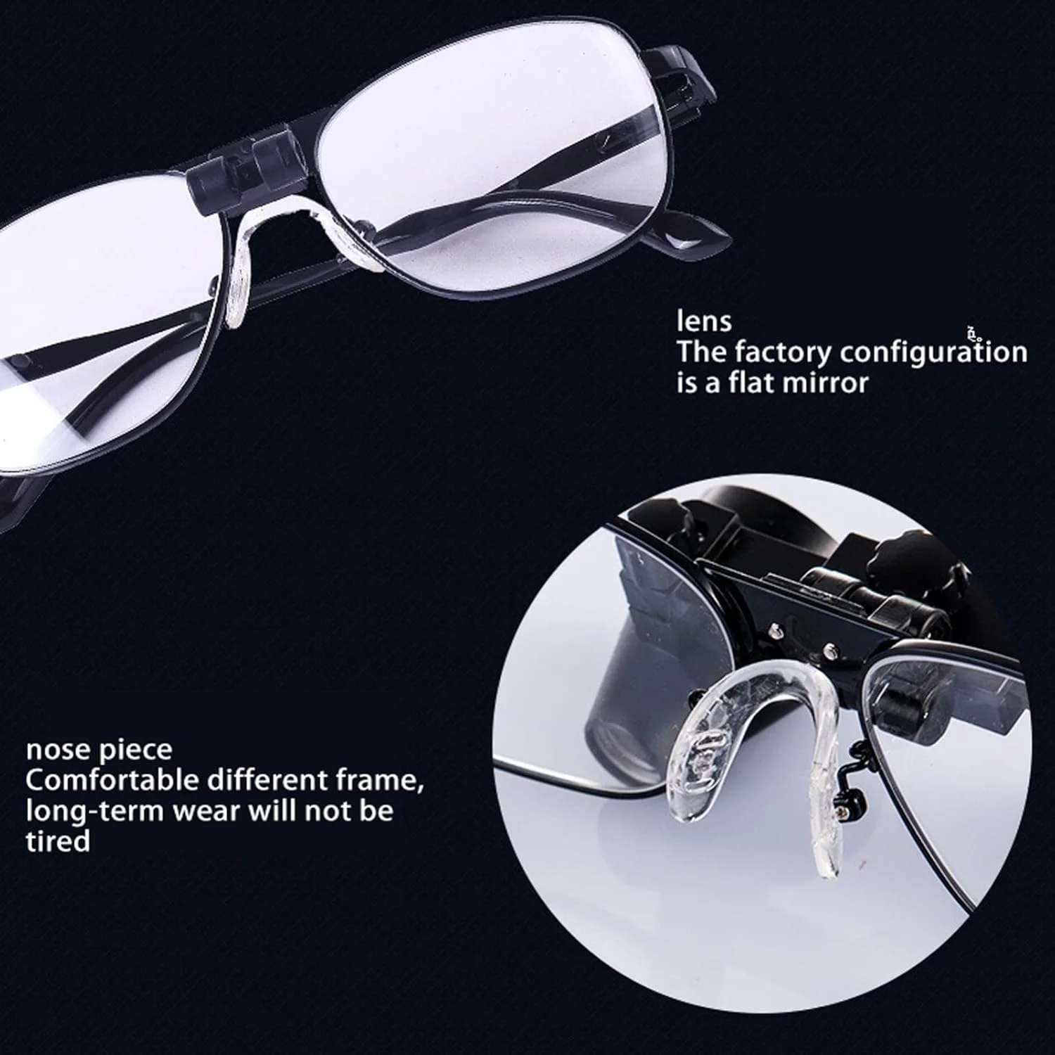 لوپ دندانپزشکی 4X، شیشه نوری دوچشمی جراحی قابل حمل برای دندانپزشک