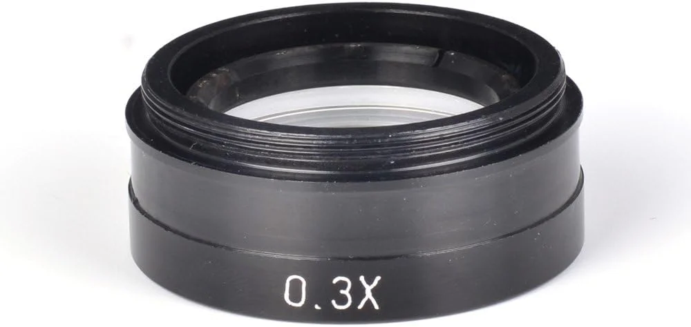 لنز کمکی بارلو استریو میکروسکوپ HAYEAR 0.3X برای لنز شیئی 0.7X-4.5X