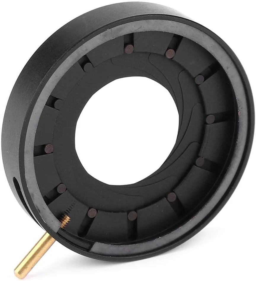 آداپتور دیافراگم عنبیه Fafeicy برای میکروسکوپ، دیافراگم نوری لنز قابل تنظیم برای میکروسکوپ (SK23)