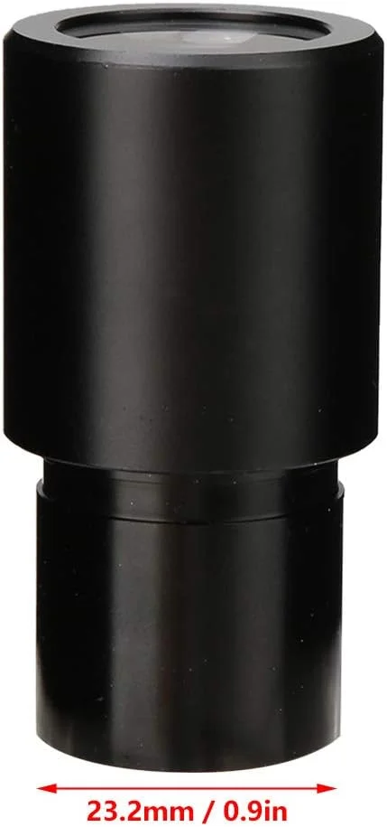 چشمی WF10X با زاویه دید گسترده ۱۸ میلی‌متری، لنزهای نوری با مقیاس برای نصب میکروسکوپ آزمایشگاهی، سایز نصب ۲۳.۲ میلی‌متر / ۰.۹ اینچ، میکروسکوپ، #950