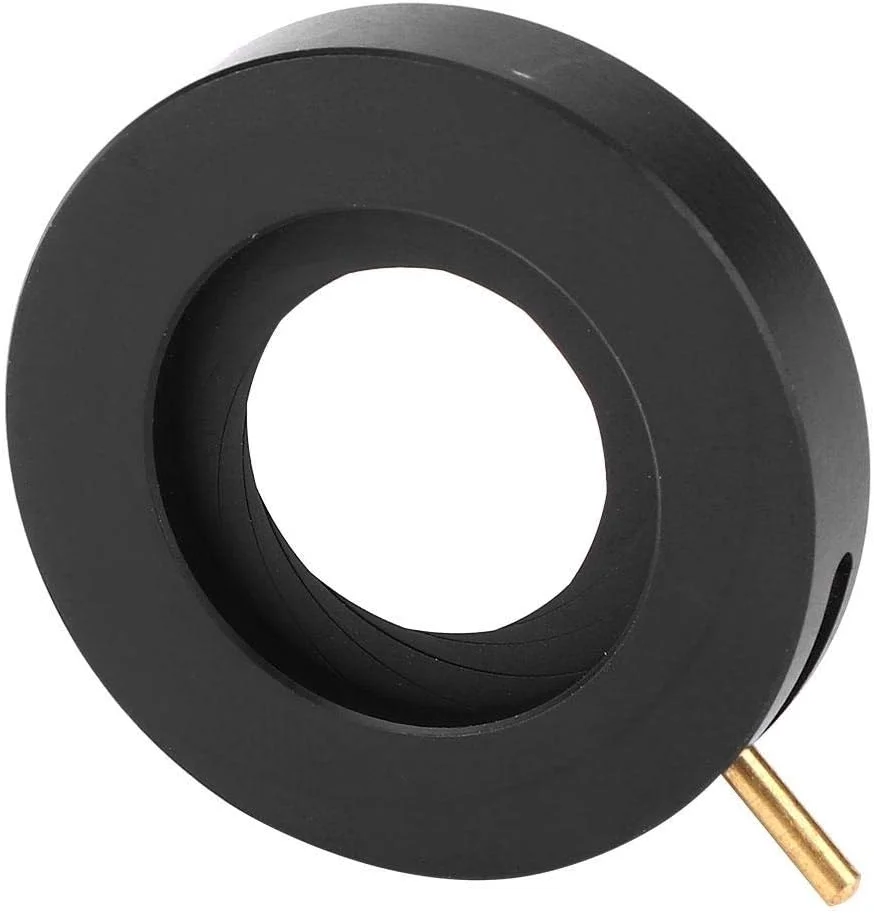 آداپتور دیافراگم عنبیه Fafeicy برای میکروسکوپ، دیافراگم نوری لنز قابل تنظیم برای میکروسکوپ (SK23)