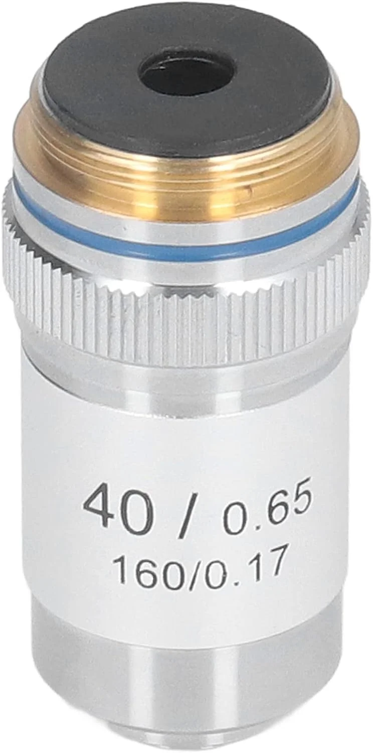 عدسی شیئی میکروسکوپ آکروماتیک Garosa با بزرگنمایی 40X، لنز میکروسکوپ با رابط روکش کروم برنجی 20.2 میلی‌متری برای میکروسکوپ‌های مرکب