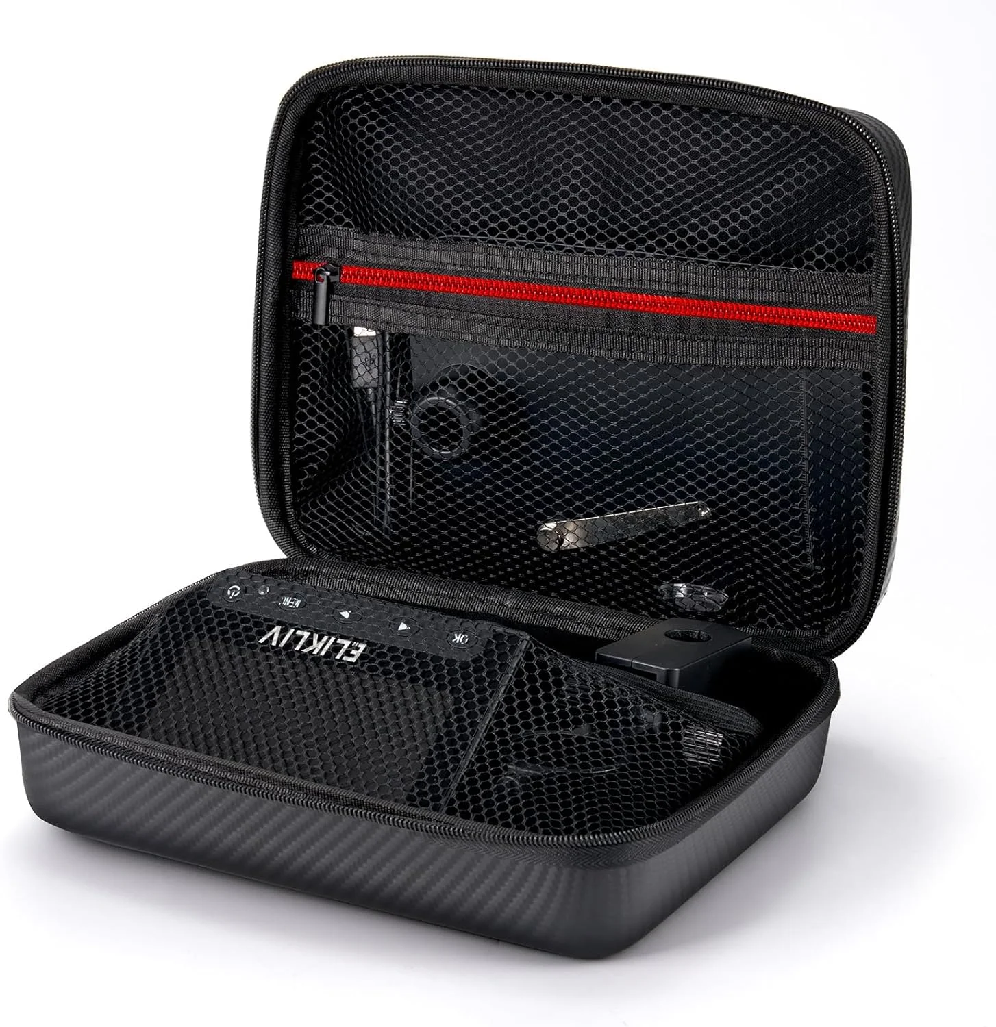 کیف حمل میکروسکوپ Elikliv مناسب برای مدل های EDM4, EDM4B, EDM4 Max، دوربین دوچشمی، دارای جیب توری داخلی و بست زیپی ایمن