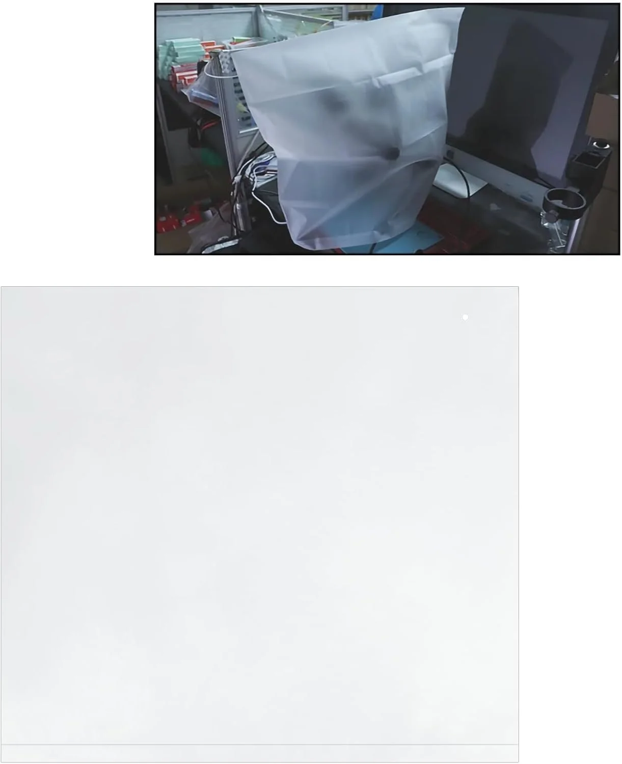 روکش ضد گرد و غبار میکروسکوپ DIYPHONE، جعبه محافظ پلاستیکی استریوسکوپی، روکش محافظ ضد آب میکروسکوپ، 43cm x 43cm