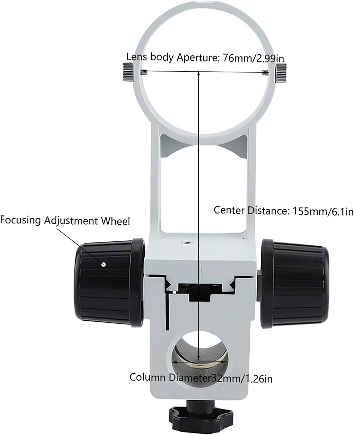 نگهدارنده میکروسکوپ قابل تنظیم، پایه نگهدارنده میکروسکوپ با عملکرد عالی و پایدار به همراه قفل برای میکروسکوپ ها
