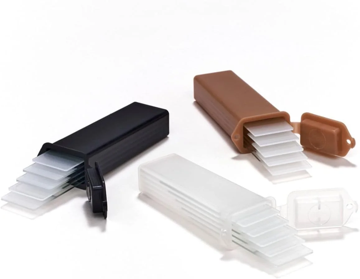 ظرف حمل اسلاید پنج تایی، پلی پروپیلن، بسته 100 عددی