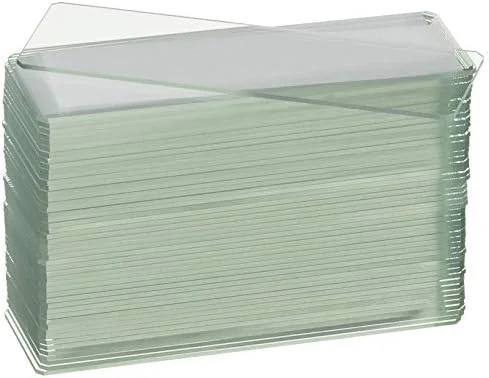 اسلایدهای خالی Bresser با صفحات پوششی، مجموعه 50/100 عددی، شفاف