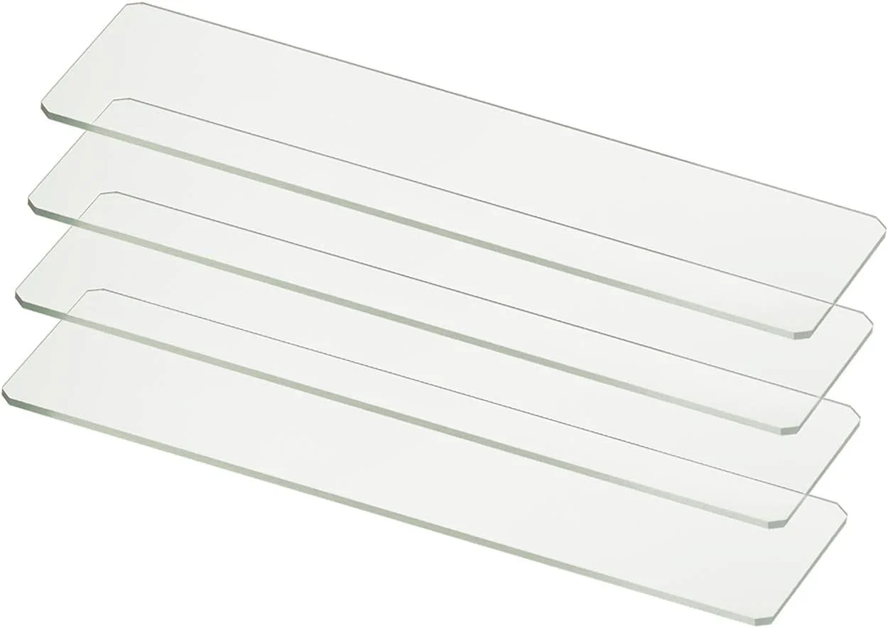 اسلایدهای خالی Bresser با صفحات پوششی، مجموعه 50/100 عددی، شفاف