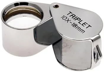 لوپ بازرسی 10x Aven 26011 با لنز سه تایی 18 میلی متری با تصحیح رنگ برای بازرسی از نزدیک