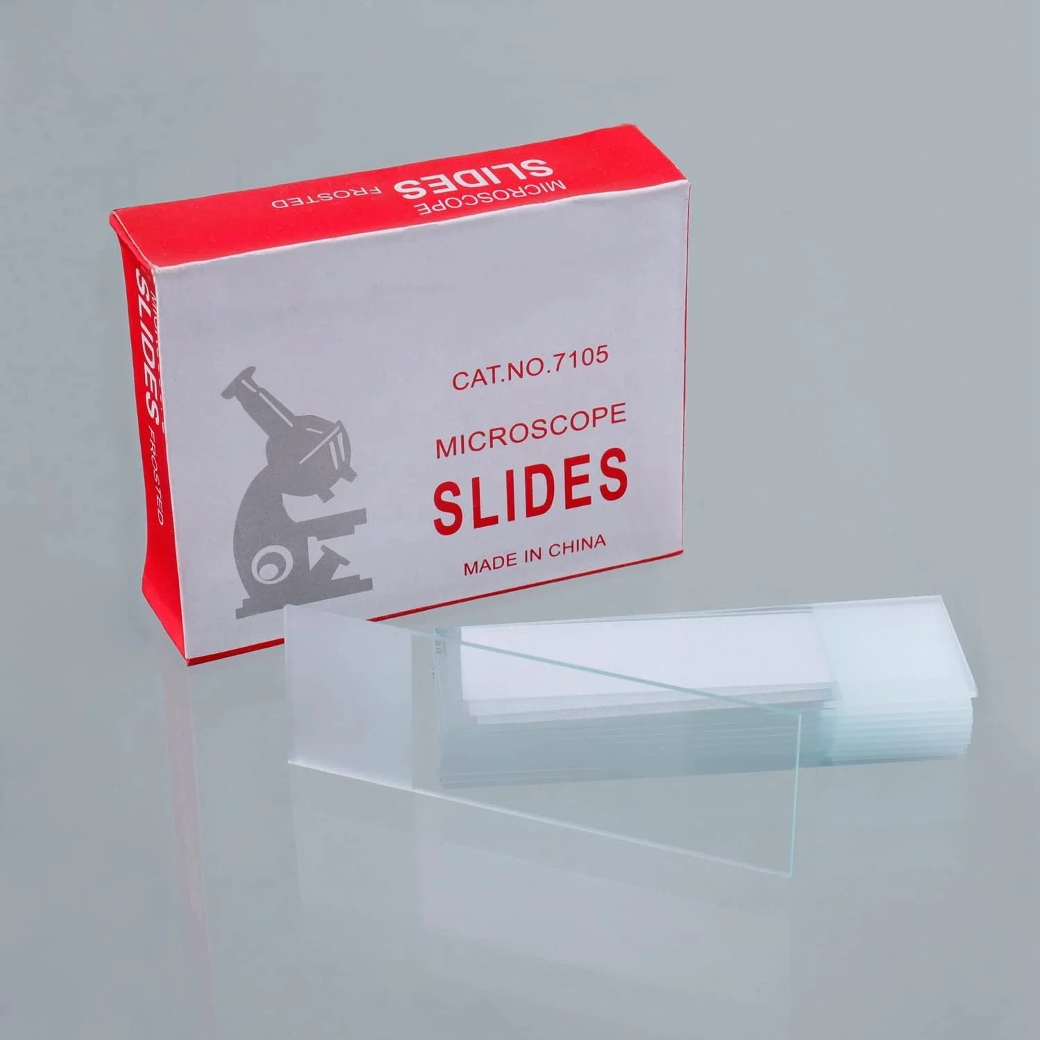 اسلاید میکروسکوپ از پیش تمیز شده BOJACK، 100 عدد، با لبه آسیاب شده و 200 عدد شیشه پوششی میکروسکوپ از پیش تمیز شده با 4 قطره چکان پلاستیکی