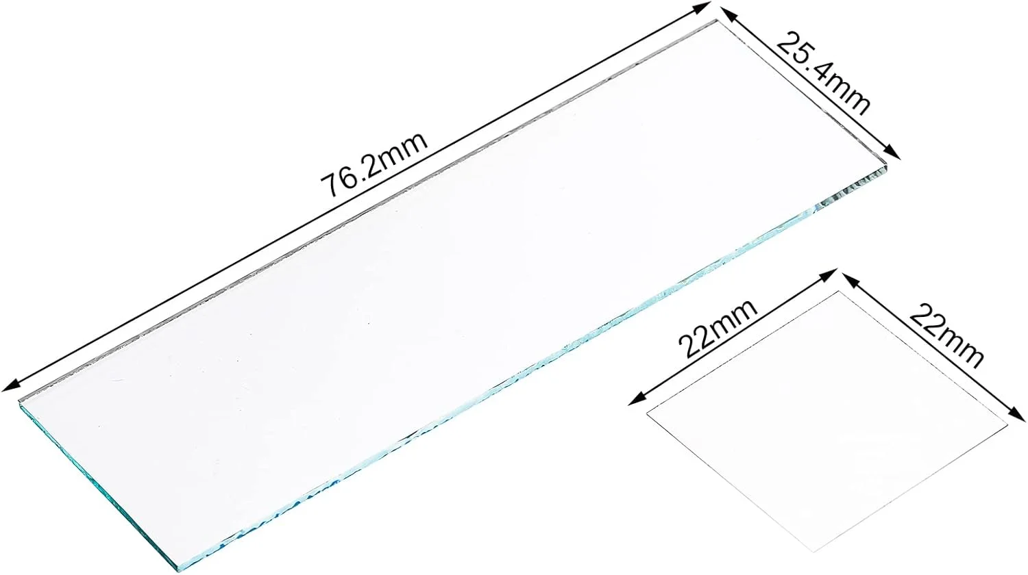 مجموعه ۳۰۰ عددی اسلاید میکروسکوپ ZENFUN و ۳۰۰ عددی کاور اسلیپ ۲۲x۲۲ میلی‌متری، اسلایدهای شیشه‌ای شفاف میکروسکوپ، کیت اسلایدهای شیشه‌ای خالی از پیش تمیز شده برای آموزش علوم پایه زیستی