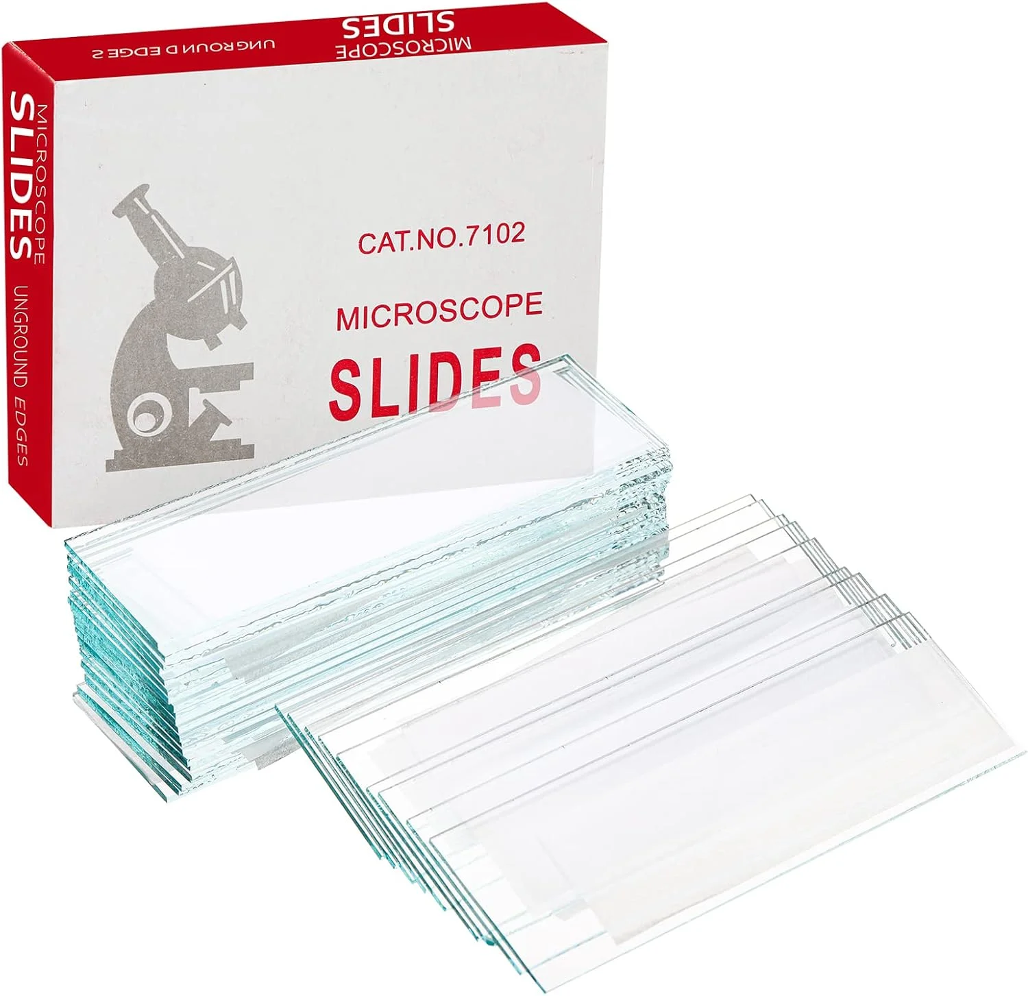 مجموعه ۳۰۰ عددی اسلاید میکروسکوپ ZENFUN و ۳۰۰ عددی کاور اسلیپ ۲۲x۲۲ میلی‌متری، اسلایدهای شیشه‌ای شفاف میکروسکوپ، کیت اسلایدهای شیشه‌ای خالی از پیش تمیز شده برای آموزش علوم پایه زیستی