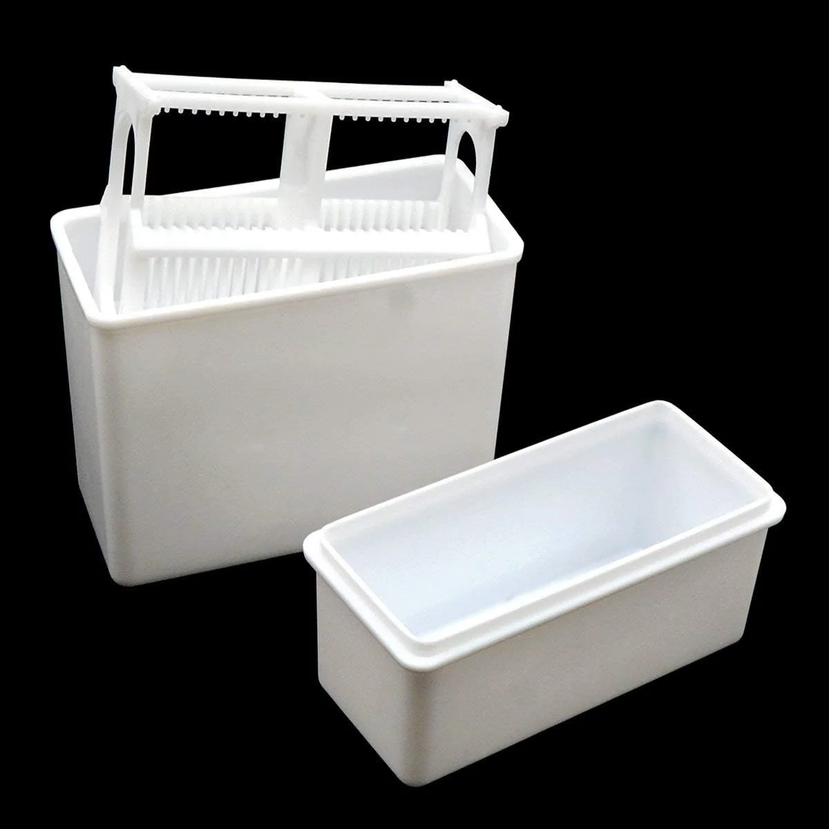 YXQ جا اسلایدی میکروسکوپ با ۲۴ جایگاه و روکش پلاستیکی سفید - دو عددی