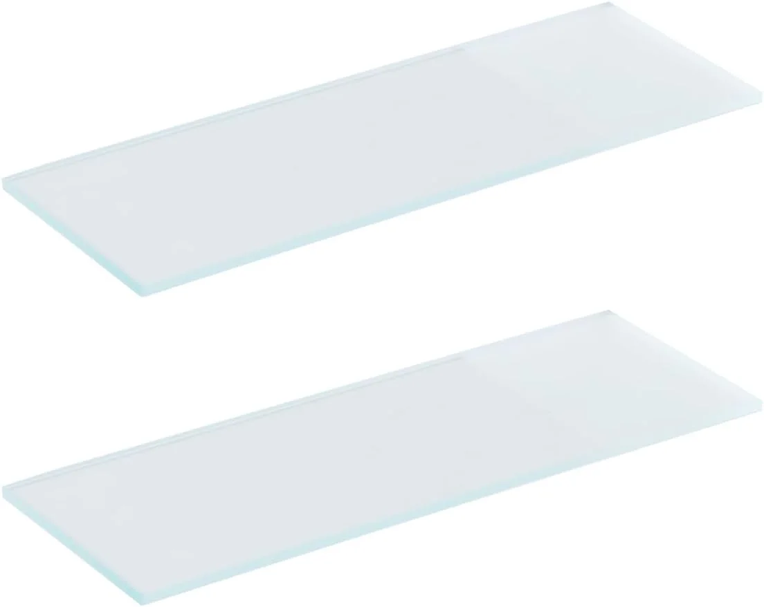 ۲۰۰ عدد اسلاید میکروسکوپ از جنس شیشه با لبه های سنگ خورده، مناسب برای آموزش زیست شناسی و آزمایشگاه های دانش آموزی - ۱"x۳"