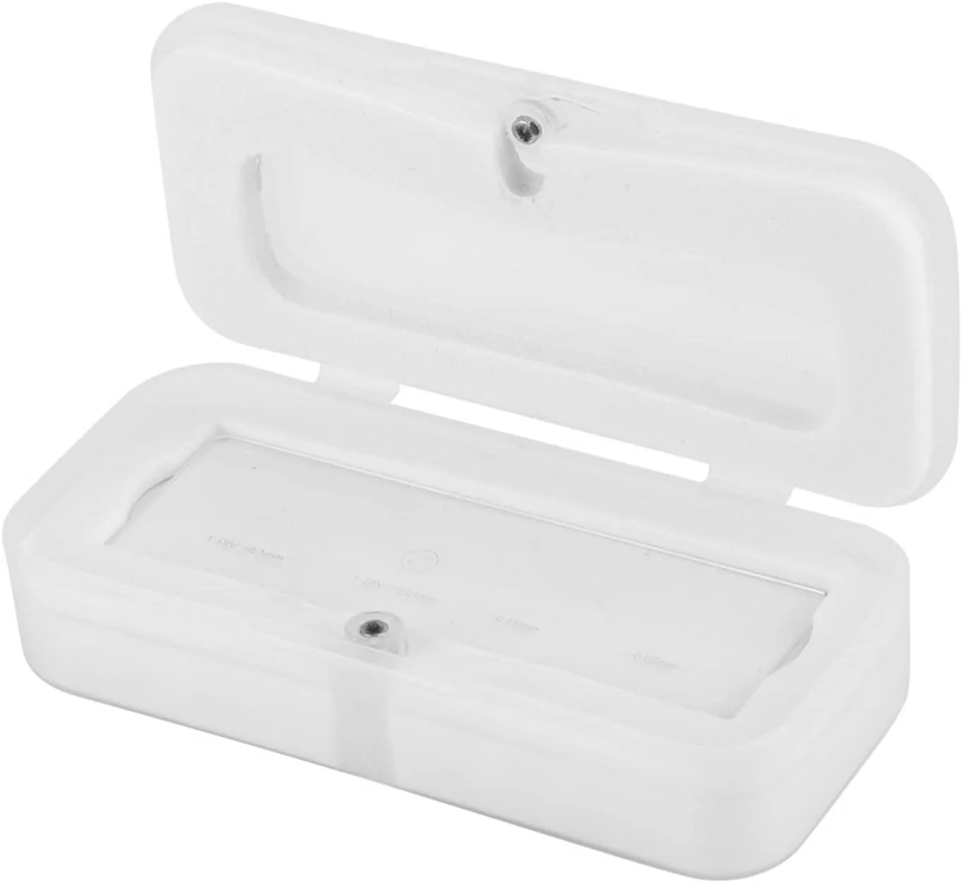 میکرومتر میکروسکوپ Vikye، میکرومتر شیئی میکروسکوپ DIV 0.01mm، اسلاید شیشه ای کالیبراسیون حرفه ای