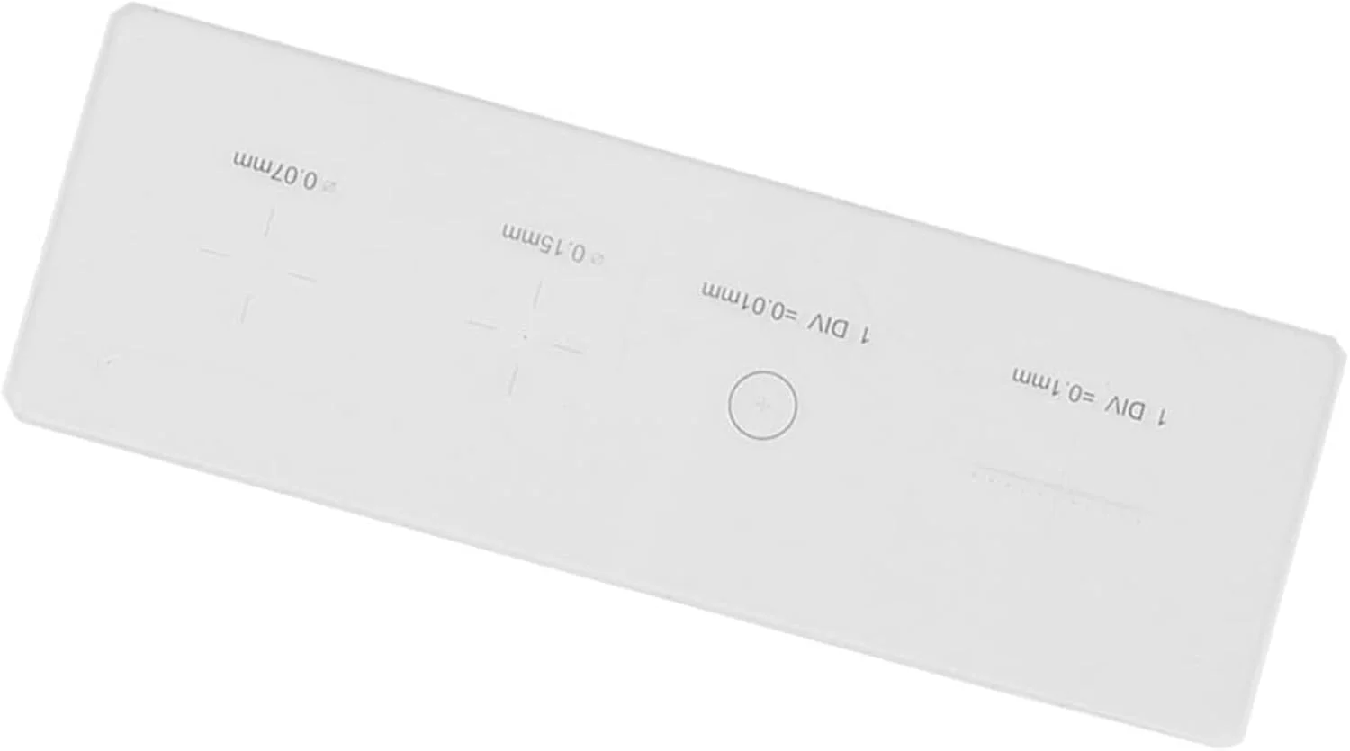 میکرومتر میکروسکوپ Vikye، میکرومتر شیئی میکروسکوپ DIV 0.01mm، اسلاید شیشه ای کالیبراسیون حرفه ای