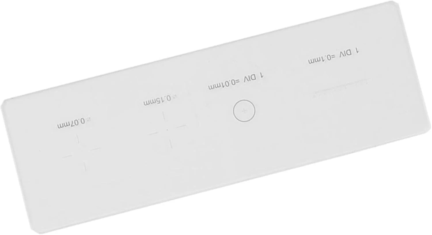 میکرومتر میکروسکوپ Vikye، میکرومتر شیئی میکروسکوپ DIV 0.01mm، اسلاید شیشه ای کالیبراسیون حرفه ای