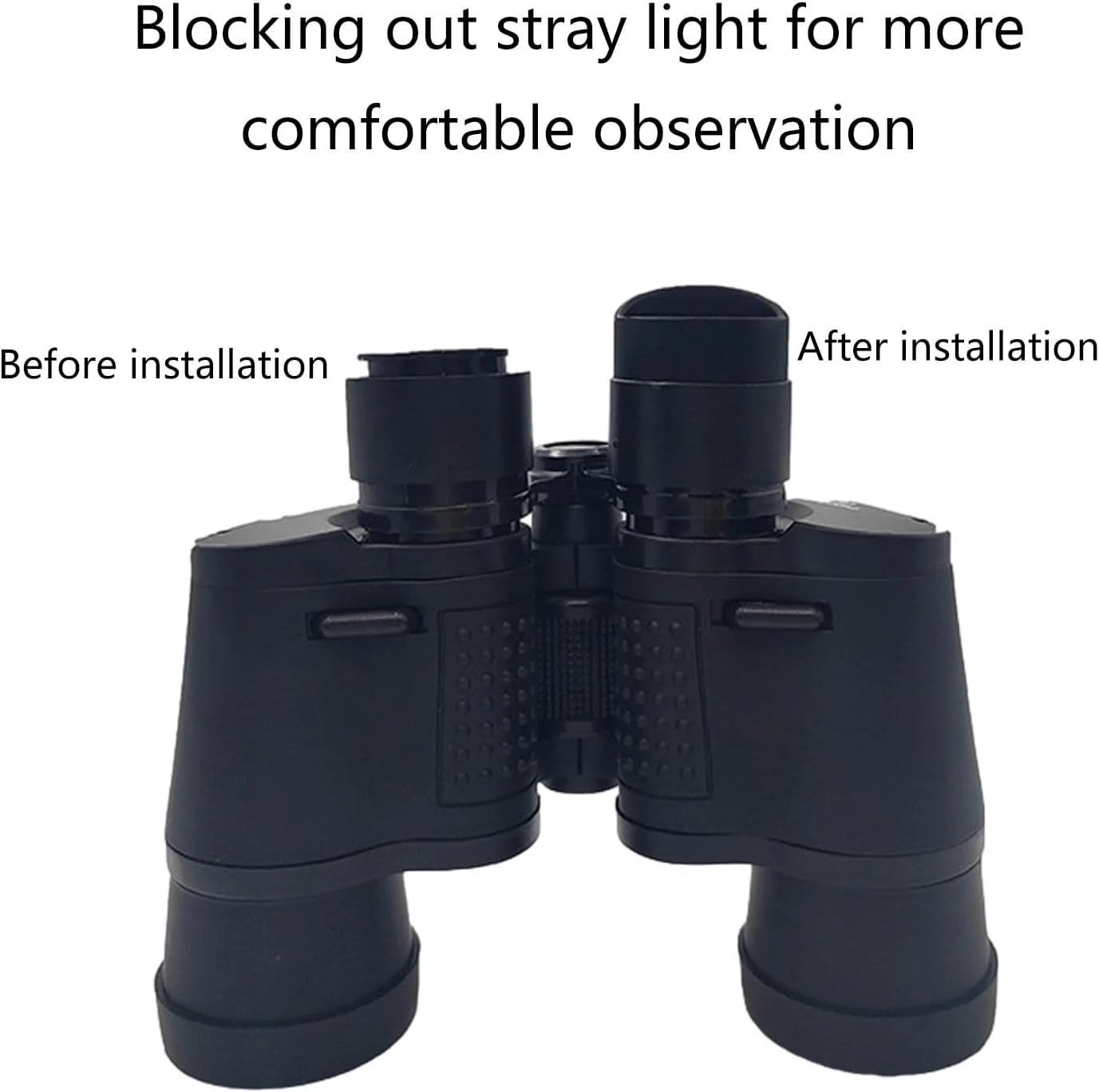 محافظ چشمی لاستیکی نرم 28 تا 37 میلی‌متری برای دوربین‌های دوچشمی و میکروسکوپ