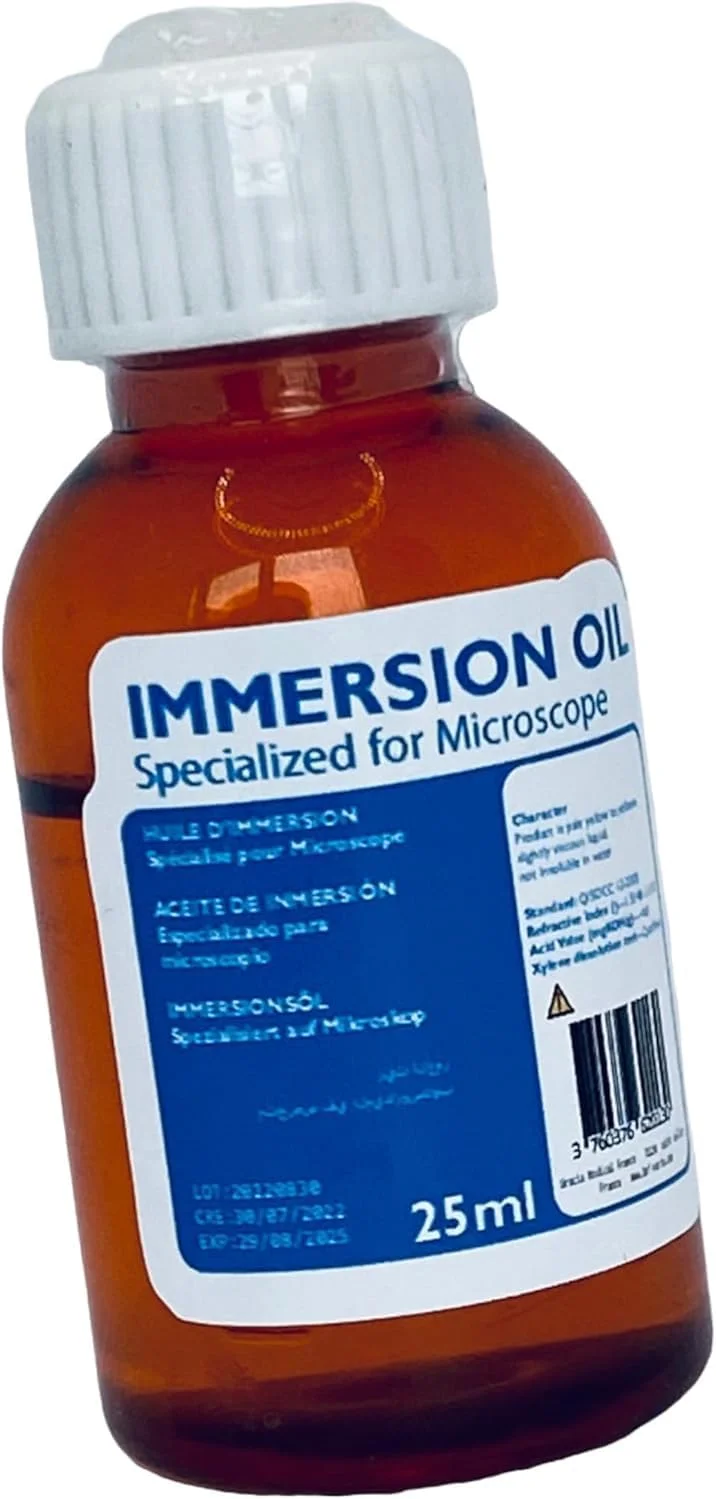 روغن ایمرسیون RMY برای میکروسکوپ - سازگار با Olympus، Nikon، Keyence، Motic، Bresser، Celestron، Aunty - 20220830