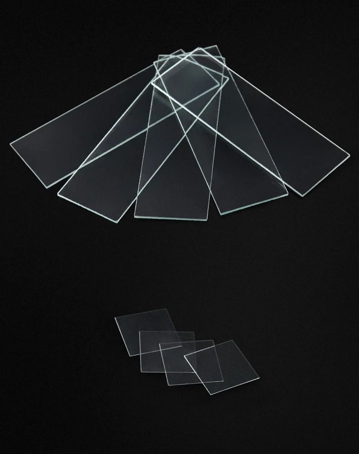 اسلاید میکروسکوپ QWORK بسته 50 عددی به همراه لامل بسته 100 عددی