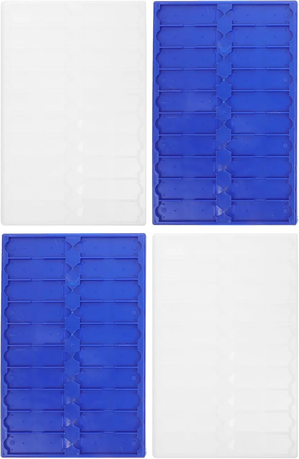 پلیت نگهداری اسلاید میکروسکوپ PartyKindom، 4 عدد، 20 اسلاید، پلیت پاتولوژیک، سینی های پلاستیکی، سینی سرو پلاستیکی، نگهدارنده اسلاید، آویز موز، سینی های مقوایی، پنل عملیات سینی نگهداری اسلاید پلاستیکی