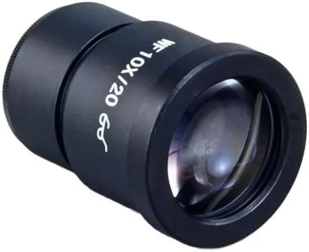 چشمی وایدفیلد WF10X/20 OMAX با نقطه چشمی بالا برای میکروسکوپ 30.0 میلی متر