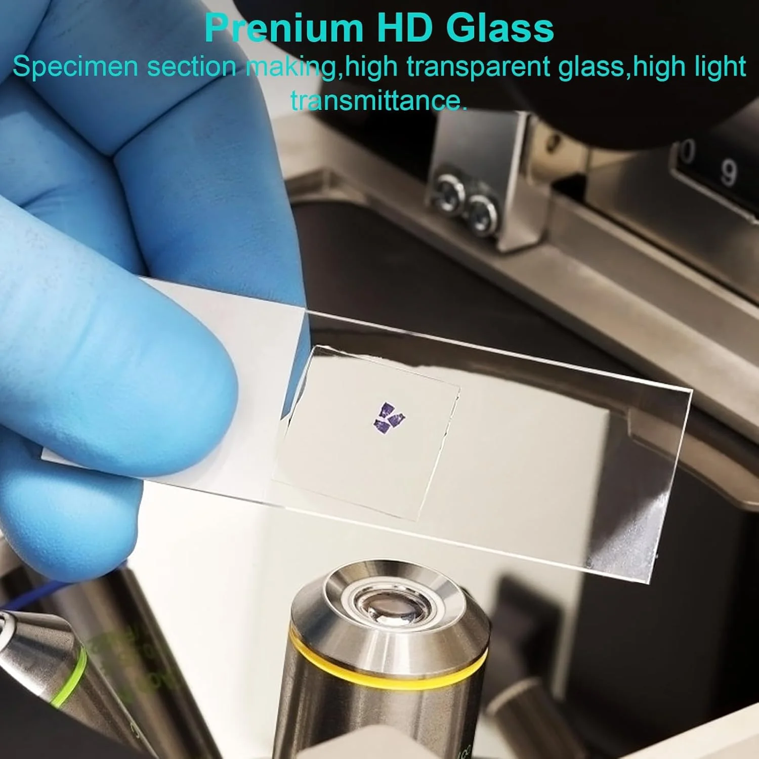 لام شیشه ای میکروسکوپ 76 x 26 میلی متر و 100 عدد لامل 18 x 18 میلی متر به همراه قطره چکان، لوازم جانبی میکروسکوپ برای مطالعه علوم زیست شناسی آزمایشگاهی، بسته 50 عددی