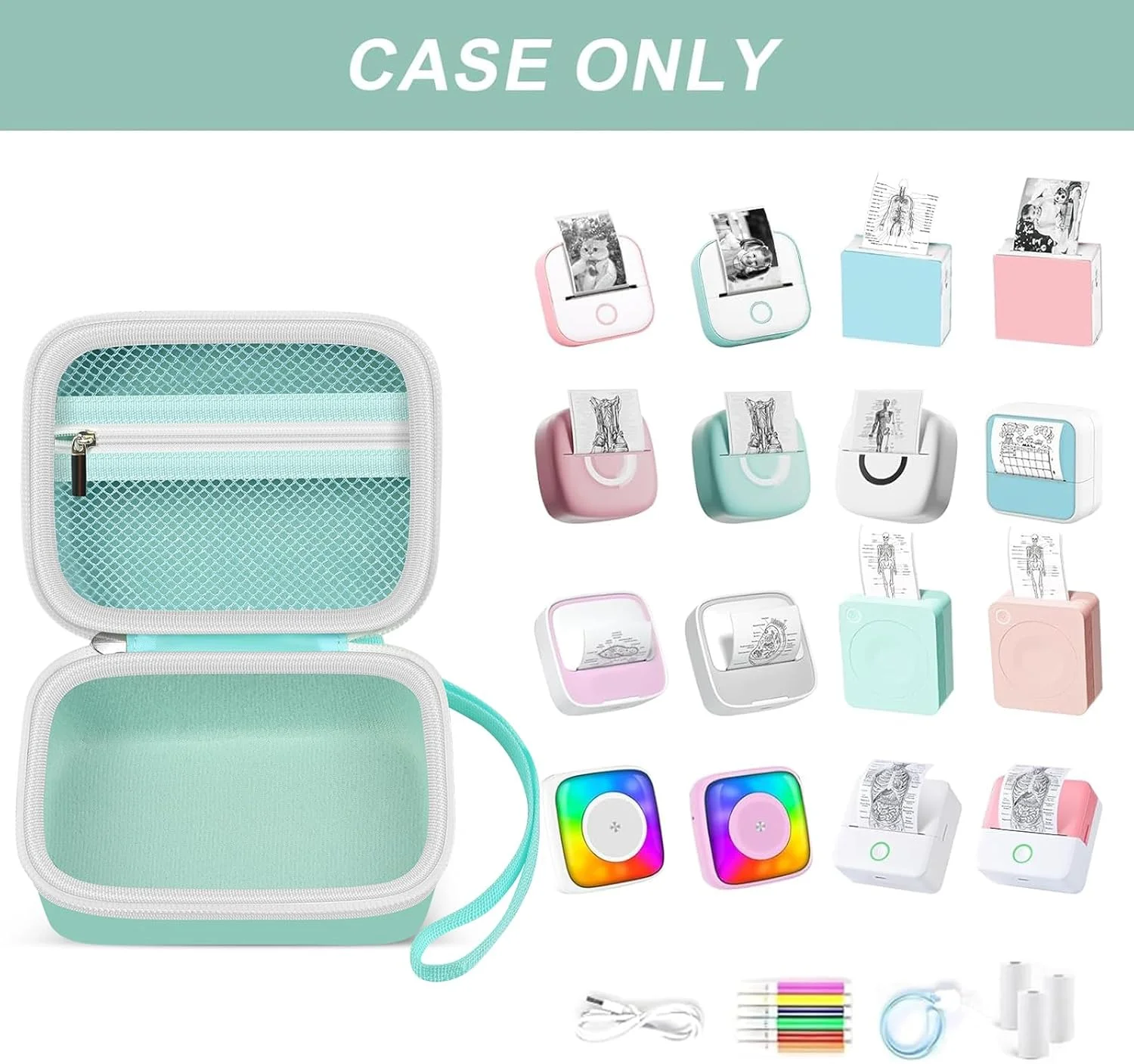 کیف میکروسکوپ دستی 1000X مناسب کودکان (فقط جعبه) (سبز)