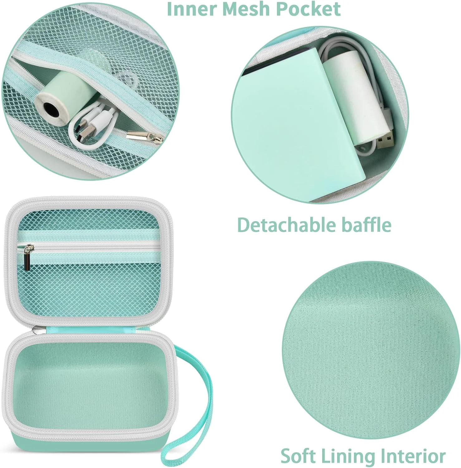 کیف میکروسکوپ دستی 1000X مناسب کودکان (فقط جعبه) (سبز)