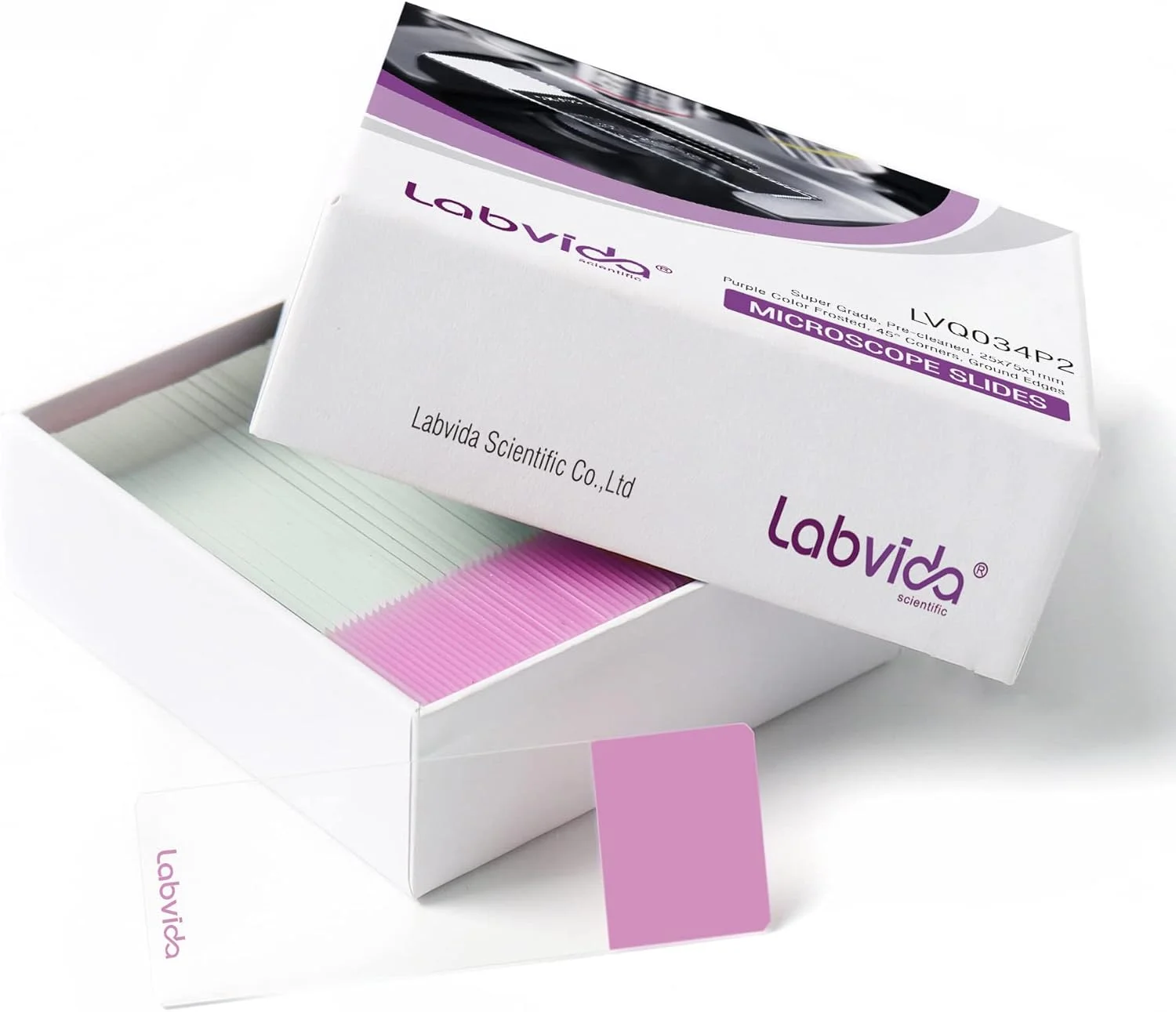 144 عدد اسلاید آزمایشگاهی مات بنفش